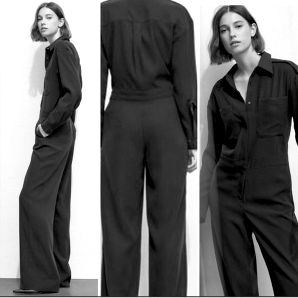 Babaton 1-01 Perle jumpsuit - Black. NEW. Size L